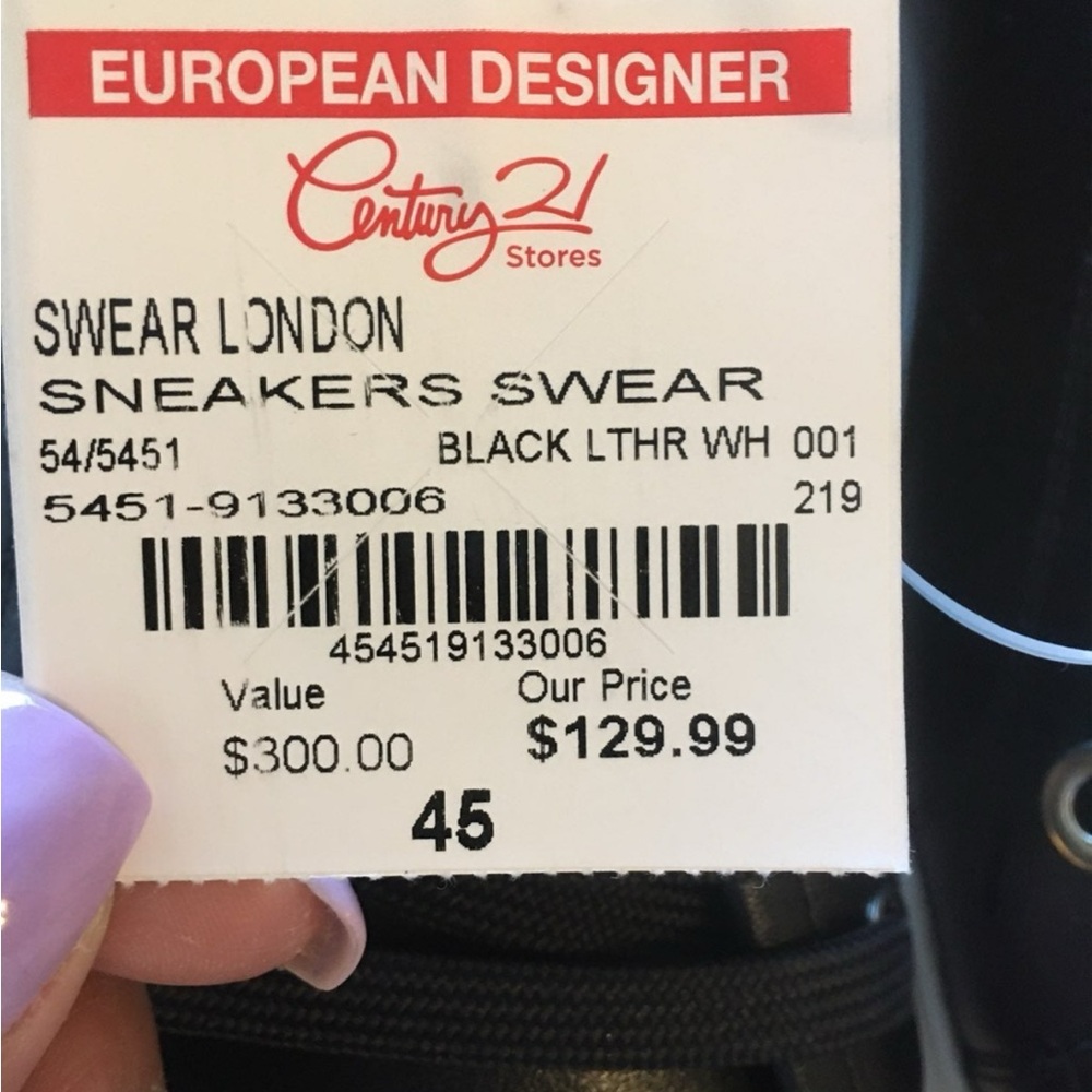 Leather James Dean Sneakers $300 Retail - Picture 8 of 10